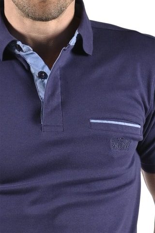 Polo regular Tikar - Bleu marine