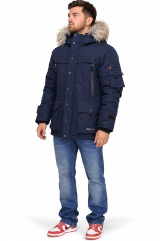 Parka à capuche - Bleu marine