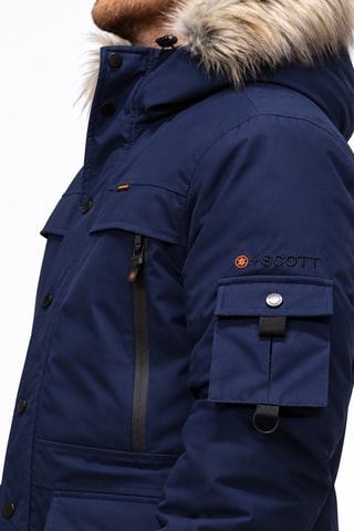 Parka à capuche - Bleu marine