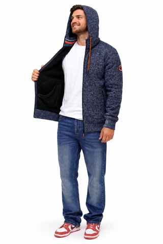 Gilet à capuche  - Bleu marine