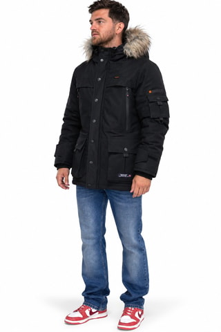 Parka à capuche - Noir