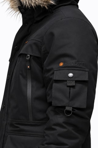 Parka à capuche - Noir