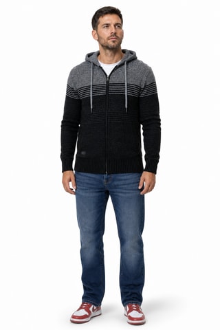 Gilet à capuche Starter  - Anthracite, gris chiné et noir