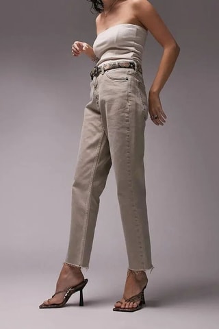 Rechte Jeans - Beige