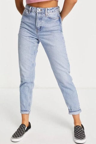 Jeans mom fit - Hemelsblauw