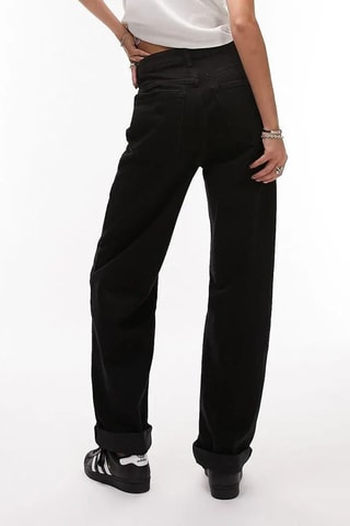Jeans mom fit - Zwart