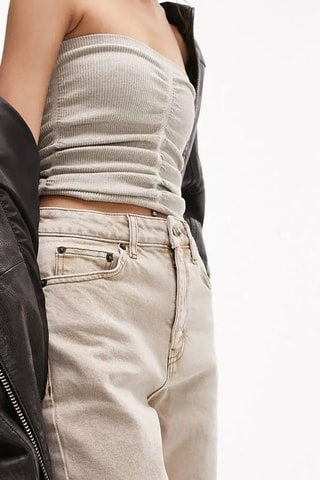 Rechte Jeans - Beige