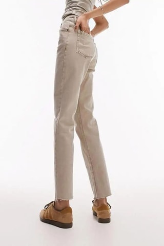 Rechte Jeans - Beige