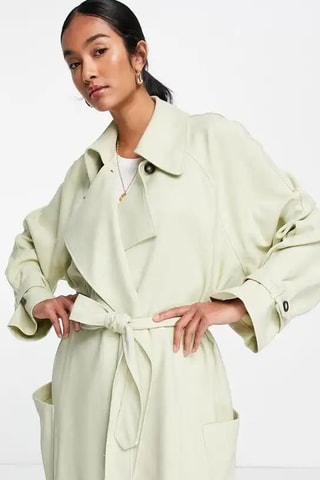 Trenchcoat - Lichtgroen