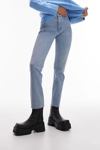 Rechte Jeans - Hemelsblauw
