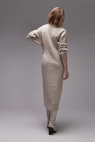 Trui-jurk - Beige