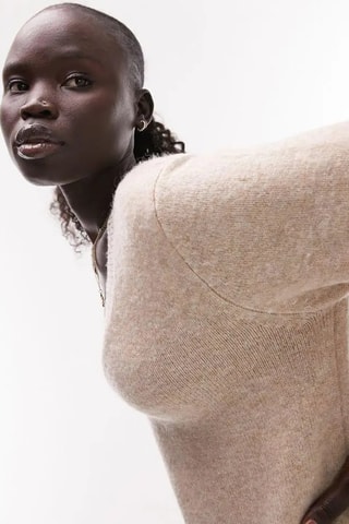 Trui-jurk - Beige