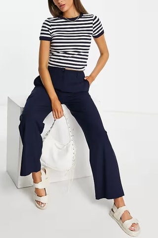 Broek Relaxed - Marineblauw