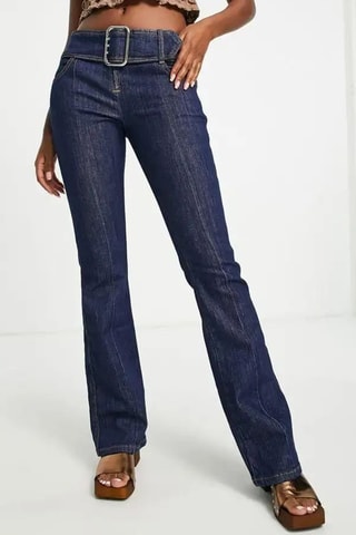 Jeans Flare Cut - Indigoblauw