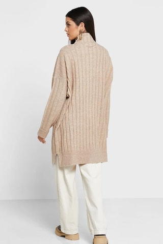 Trui-jurk - Beige