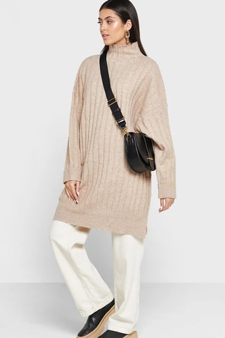 Trui-jurk - Beige