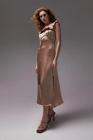 Mouwloze Jurk - Nude