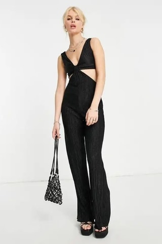 Mouwloze Jumpsuit - Zwart
