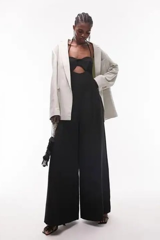 Mouwloze Jumpsuit - Zwart
