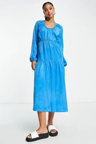 Midi-jurk - Felblauw
