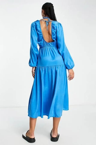 Midi-jurk - Felblauw