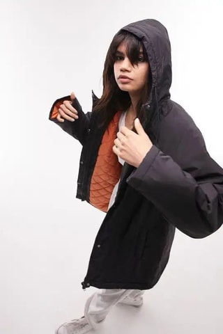 Parka met Capuchon - Zwart