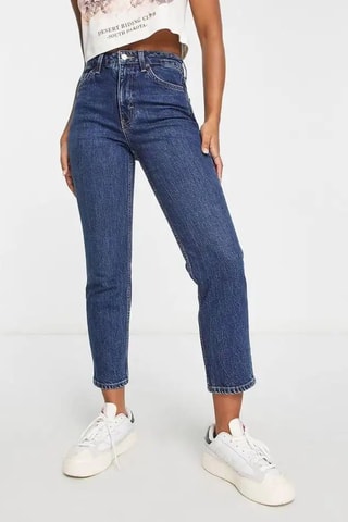 Rechte Jeans - Indigoblauw