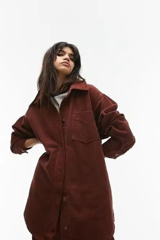 Oversized Overhemd - Bruin