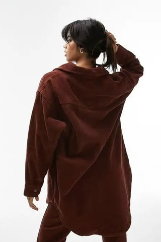 Oversized Overhemd - Bruin
