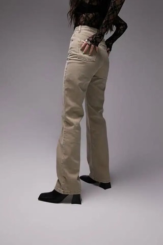 Rechte Jeans - Beige