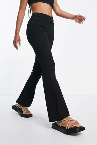 Jeans Flare Cut - Zwart