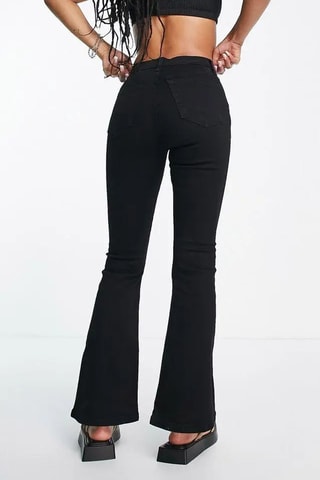 Jeans Flare Cut - Zwart