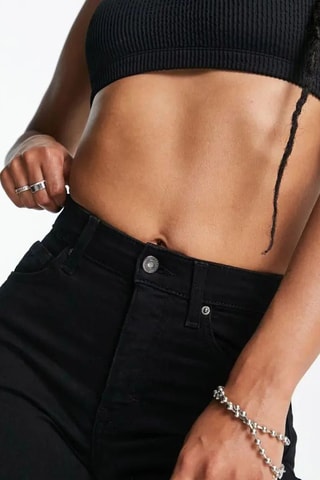 Jeans Flare Cut - Zwart