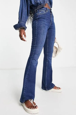 Jeans Flare Cut - Denimblauw