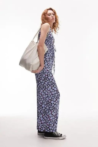 Mouwloze Jumpsuit - Blauw