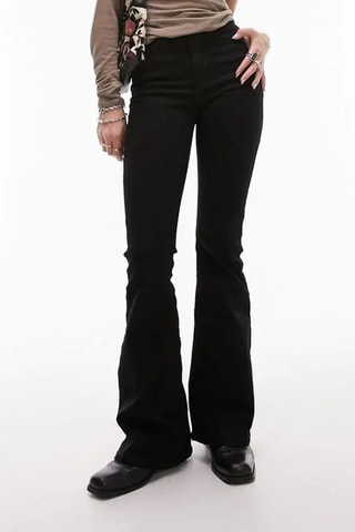 Jeans Flare Cut - Zwart