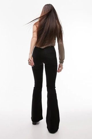 Jeans Flare Cut - Zwart