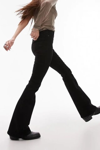 Jeans Flare Cut - Zwart