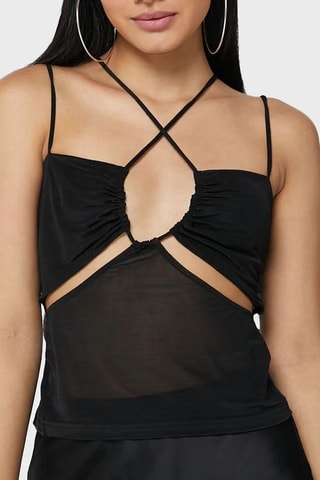 Mouwloze top - Zwart