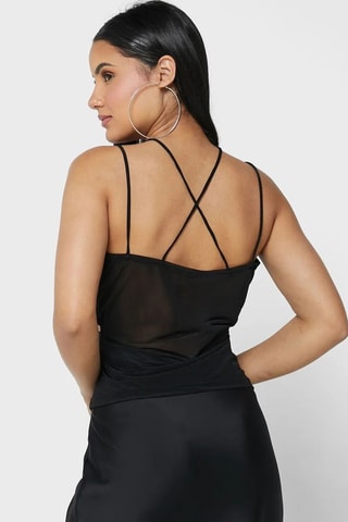 Mouwloze top - Zwart