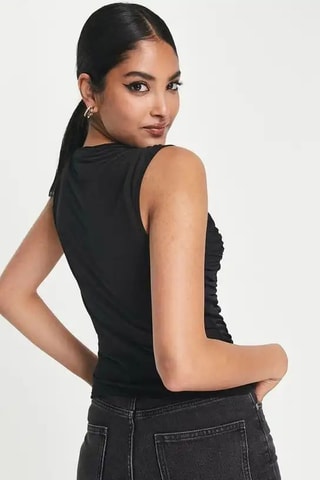 Mouwloze top - Zwart