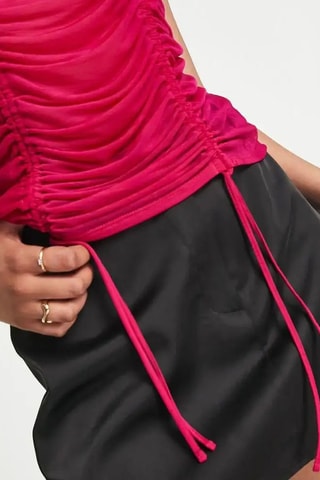 Mouwloze top - Roze en fuchsia