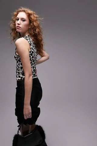Mouwloze top - Wit