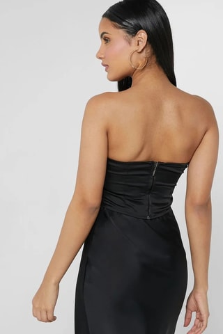 Strapless Top - Zwart