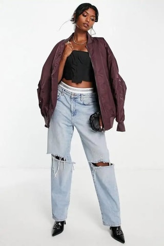 Strapless Top - Zwart