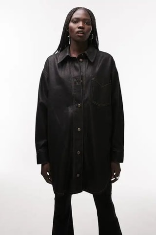 Oversized Overhemd - Zwart