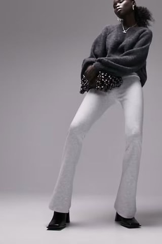 Broek Flare Cut - Lichtgrijs