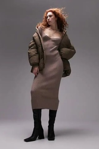 Trui-jurk - Beige