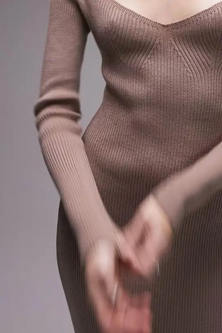 Trui-jurk - Beige
