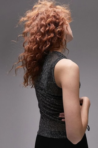 Mouwloze top - Zwart